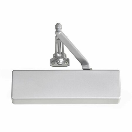 PG PERFECT Adjustable Hold Open Heavy Duty Surface Mount Door Closer with Sex Nuts, Aluminum PG2001734
